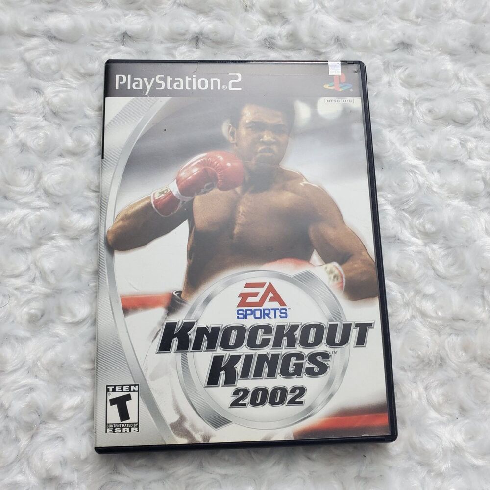 Knockout Kings 2002 EA Sports Sony PlayStation 2 PS2 Video Game Black